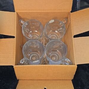 Crystal Mugs 4pc